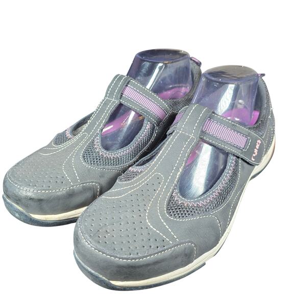 Ryka N2-DM Excellent Condition Womens Size 10 Mary Janes Hook & Loop Closure - Picture 1 of 10